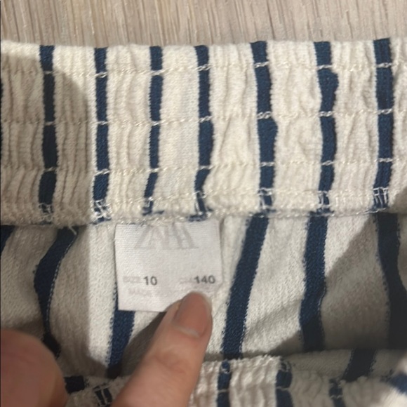 Zara Kids Striped Sweatpants - White and Black - Picture 3 of 4